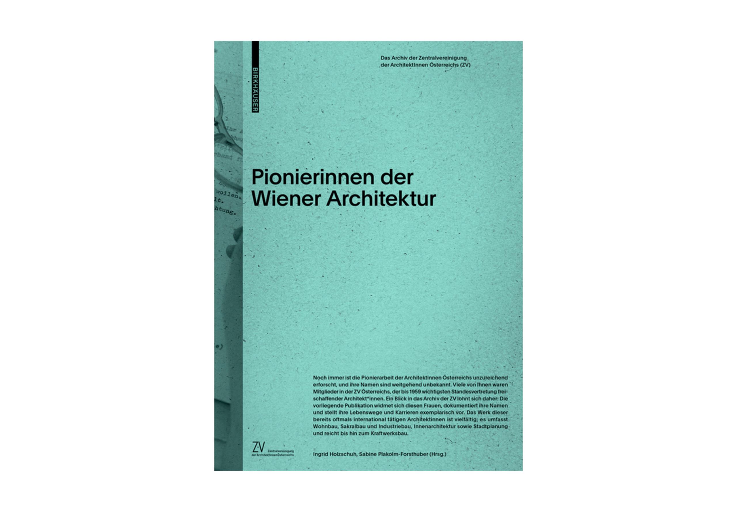 Pionierinnen der Wiener Architektur | Buchpräsentation
